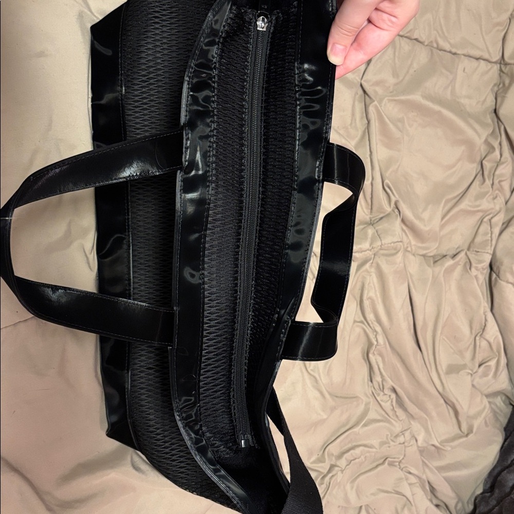 nwt victoria’s secret black tote shoulder bag - Picture 4 of 6